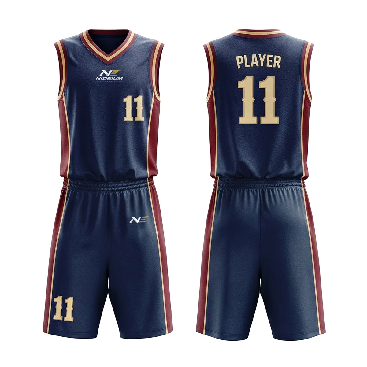 Premium Pro Basketball Uniform Set
